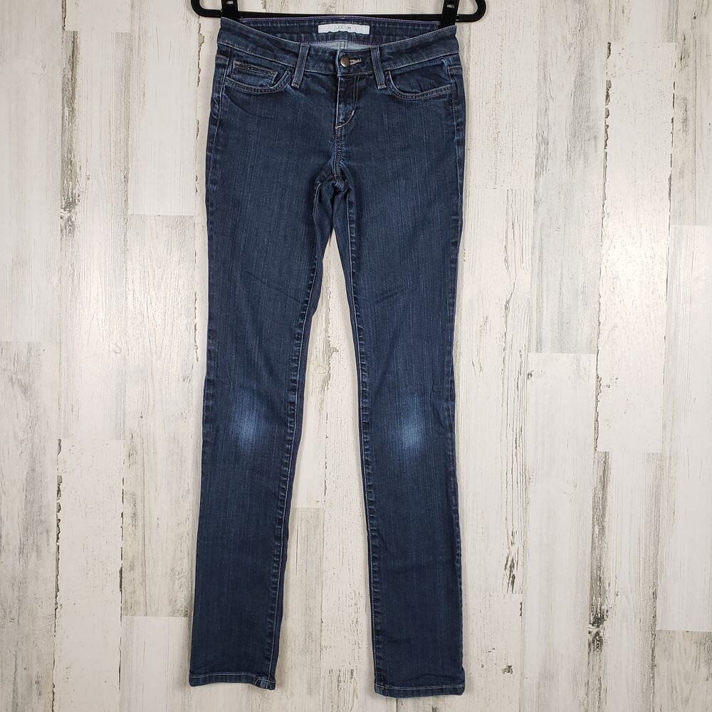 Joe's Jeans Dark Wash Blue Denim Cigarette Fit Jeans Women's Size 25
